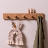 The Signature Peg Rail - Solid Oak