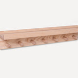 Signature Wall Shelf with Pegs - Solid Ash