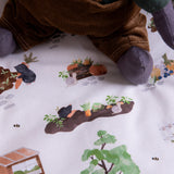 Bedding Set, Single - Allotment Scenes