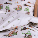 Bedding Set, Single - Allotment Scenes