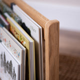 Book Storage Caddy - Solid Oak