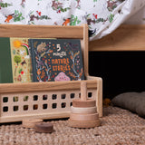 Book Storage Caddy - Solid Oak