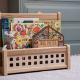 Book Storage Caddy - Solid Oak