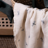 Muslin Swaddle Blanket (Large) - Waterside