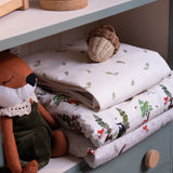 Fitted Bed Sheet, Single - Woodland