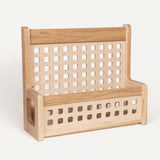 Book Storage Caddy - Solid Oak