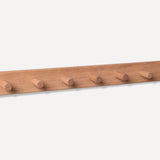 The Signature Peg Rail - Solid Oak