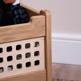 Toy Box, Open Top - Solid Oak