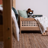 Toy Box, Open Top - Solid Oak