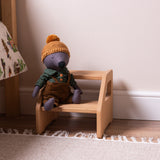 The Nestie Kids Step Stool - Solid Oak